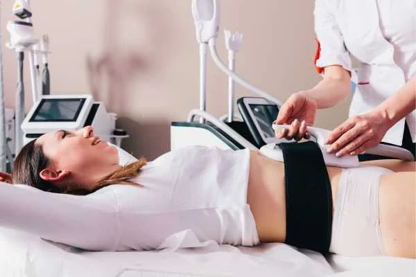 woman having body sculpting to help improve her body image and her mental health Stowmarket