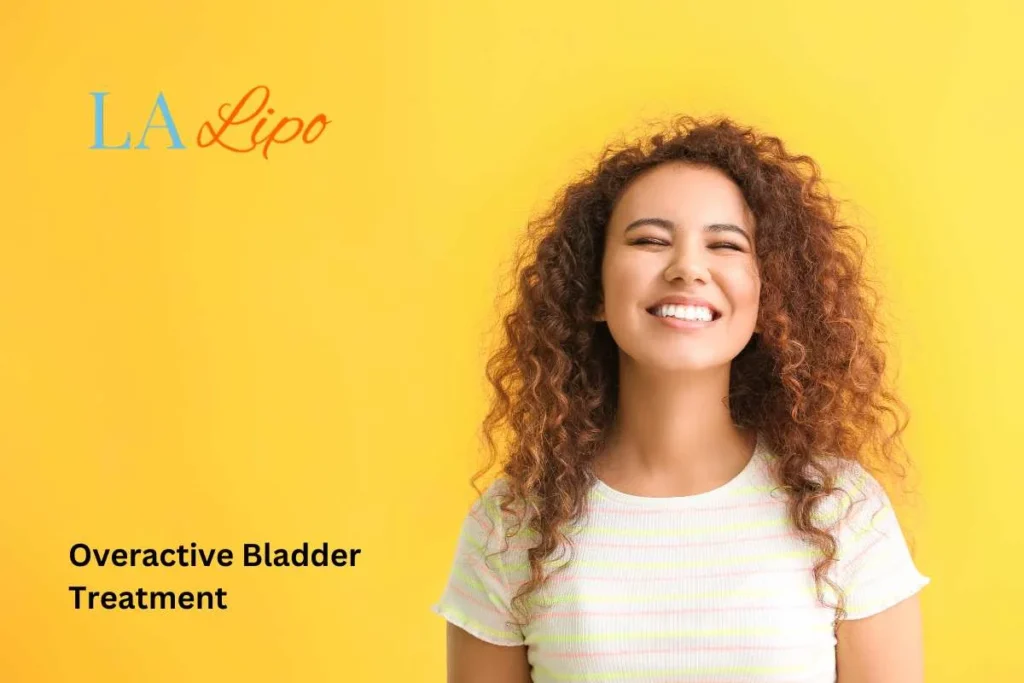 woman smiling about overactive bladder treatment Stowmarket solutions